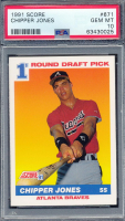 Chipper Jones 1991 Score #671 RC (PSA 10) at PristineAuction.com
