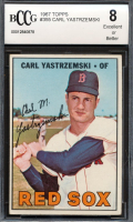 Carl Yastrzemski 1967 Topps #355 (BCCG 8) at PristineAuction.com