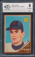 Gaylord Perry 1962 Topps #199 RC (BCCG 8) at PristineAuction.com