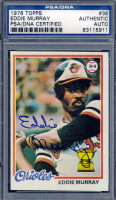 Eddie Murray Signed 1978 Topps #36 RC (PSA) at PristineAuction.com