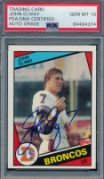 John Elway Signed 1984 Topps #63 RC (PSA | Autograph Graded 10) at PristineAuction.com