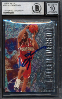 Allen Iverson Signed 1996-97 Metal #201 RC (BGS | Autograph Graded 10) at PristineAuction.com