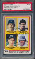 Paul Molitor Signed Mickey Klutts / Paul Molitor RC / Alan Trammell RC / U.L. Washington RC 1978 Topps / Rookie Shortstops #707 (PSA 5) at PristineAuction.com