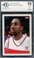 James Harden 2009-10 Topps #319 RC (BCCG 10) at PristineAuction.com
