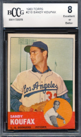 Sandy Koufax 1963 Topps #210 (BCCG 8) at PristineAuction.com