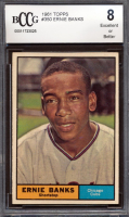Ernie Banks 1961 Topps #350 (BCCG 8) at PristineAuction.com