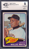 Willie Mays 1965 Topps #250 (BCCG 8) at PristineAuction.com