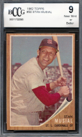 Stan Musial 1962 Topps #50 (BCCG 9) at PristineAuction.com