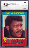 Joe Greene 1971 Topps #245 RC (BCCG 7) at PristineAuction.com