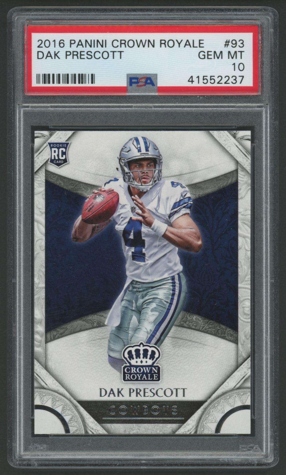 Dak Prescott 2016 Crown Royale #93 (PSA 10) at PristineAuction.com Dak Prescott 2016 Crown Royale #93 (PSA 10) at PristineAuction.com