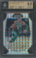 Jayson Tatum 2017-18 Panini Prizm Mosaic #20 RC (BGS 9.5) at PristineAuction.com