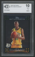 Kevin Durant 2007-08 Topps #112 RC (BCCG 10) at PristineAuction.com