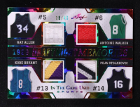 Ray Allen / Kobe Bryant / Antoine Walker / Peja Stojakovic 2024 Leaf In The Game Used Sports Draft Night Memories #DNM-1 #18/40 at PristineAuction.com