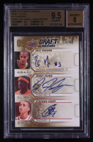 Stephen Curry / Eric Maynor / Jonny Flynn 2009-10 UD Draft Edition Draft Class Autographs #DMFC #15/60 (BGS 9.5 | Auto 8) at PristineAuction.com