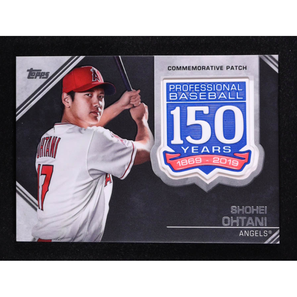 Shohei Ohtani 2019 Topps 150th Anniversary Manufactured Patches #AMPSO S2 at PristineAuction.com