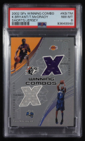 Kobe Bryant / Tracy McGrady 2002-03 SPx Winning Combos #KBTM (PSA 8) at PristineAuction.com
