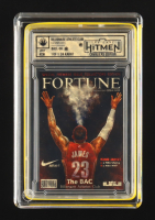 LeBron James "Billionaire Athlete Club" The Case Hitmen Custom Art Card 24 Karat #1/1 #238 with (2) Custom Coins & Display Box at PristineAuction.com