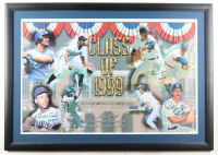 "Class of 1999" Custom Framed Art Print Display Singed by (4) Nolan Ryan, George Brett, Robin Yount, & Orlando Cepeda with Multiple Inscriptions (JSA) at PristineAuction.com