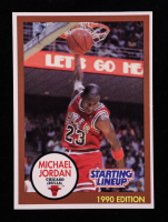 Michael Jordan 1990 Kenner Starting Lineup Cards #8b at PristineAuction.com