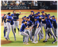 Eric Nadel Signed Rangers 16x20 Photo With Extensive Inscription (Beckett) at PristineAuction.com