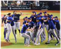 Eric Nadel Signed Rangers 16x20 Photo With Extensive Inscription (Beckett) at PristineAuction.com