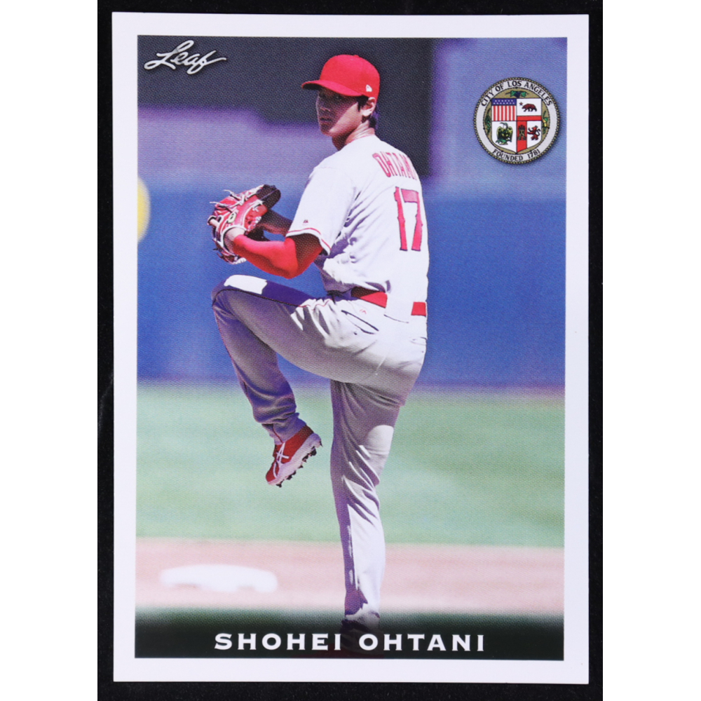 Shohei Ohtani 2018 Leaf National Convention Shohei Ohtani #Rookie04 RC at PristineAuction.com