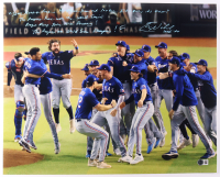 Eric Nadel Signed Rangers 16x20 Photo With Extensive Inscription (Beckett) at PristineAuction.com