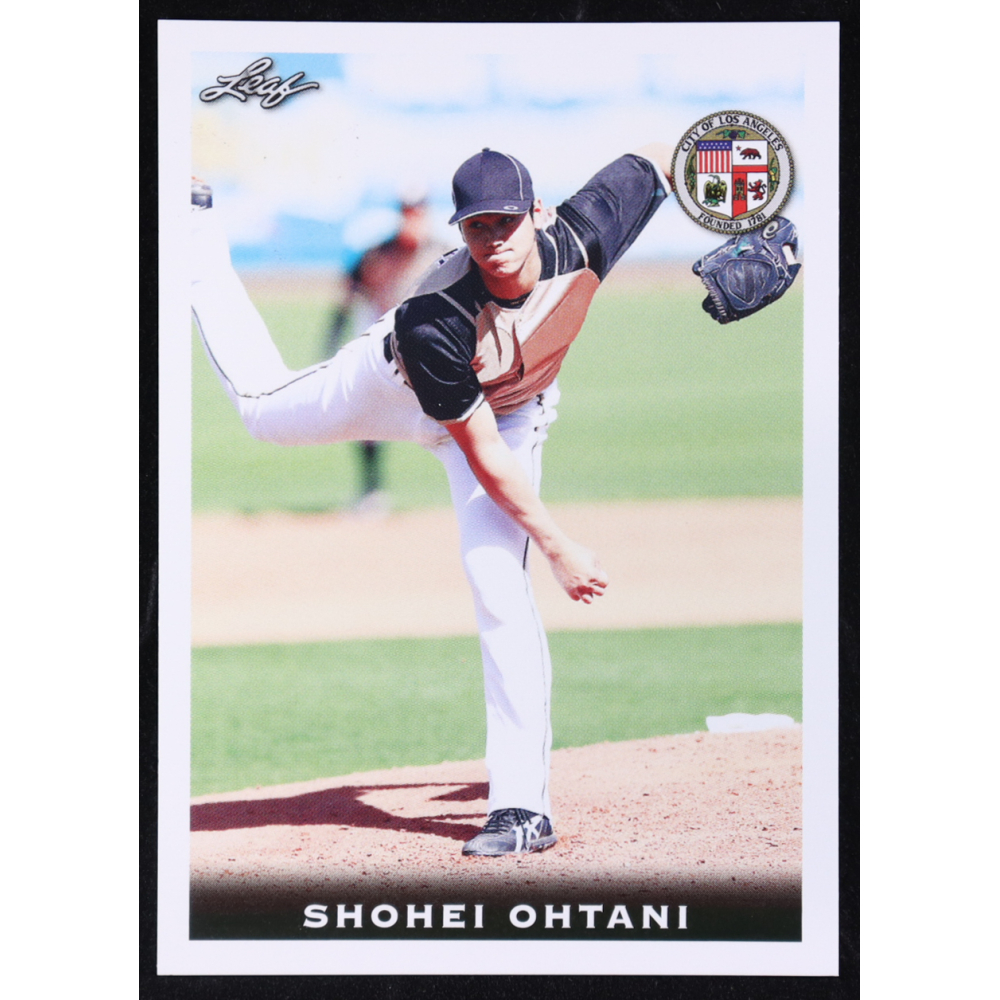 Shohei Ohtani 2018 Leaf National Convention Shohei Ohtani #Rookie05 RC at PristineAuction.com
