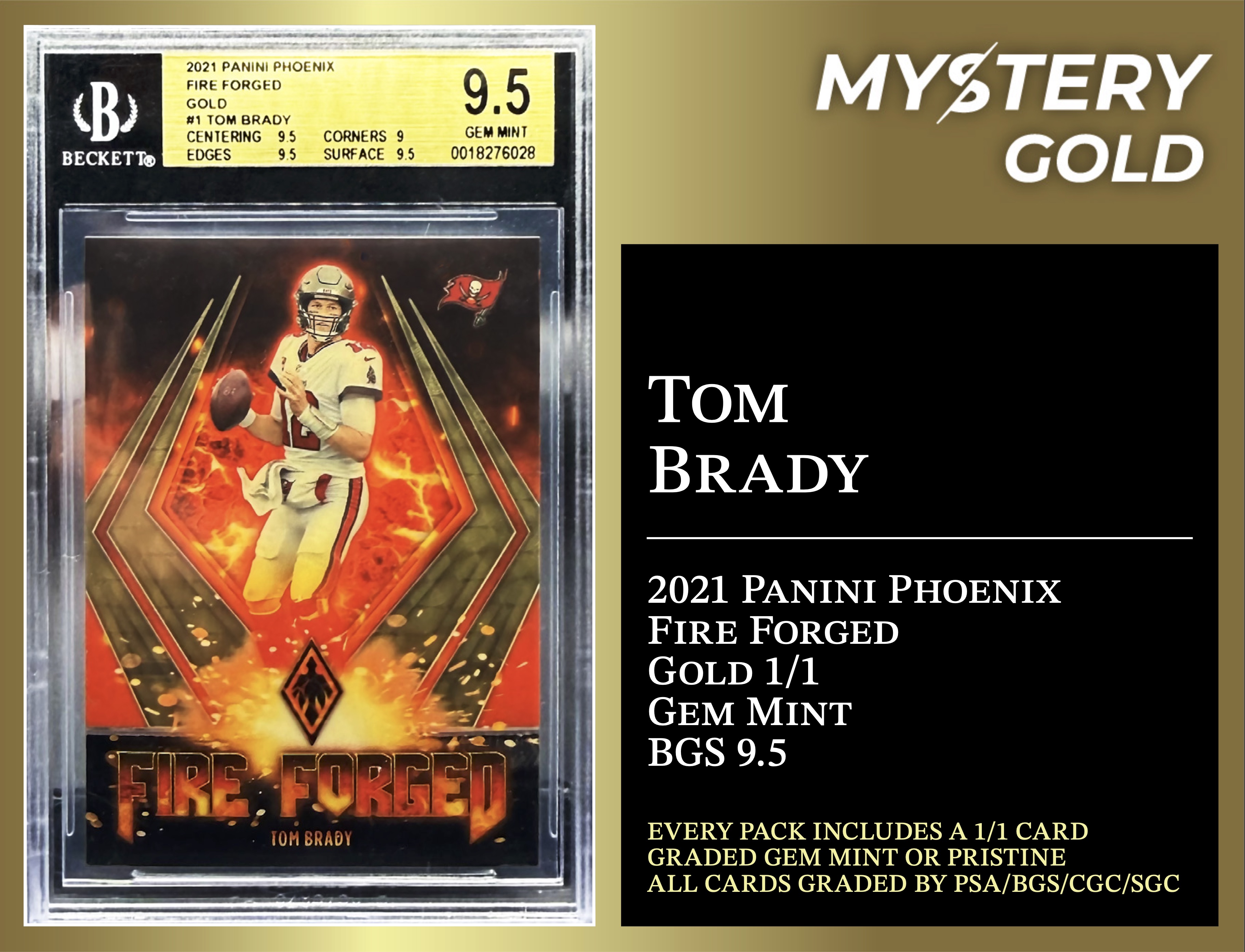 Mystery Gold Presents One Of One Mystery Box / Pack Series 2 - Contains (1) #1/1 PSA/BGS/CGC/SGC Gem Mint Or Pristine! at PristineAuction.com Mystery Gold Presents One Of One Mystery Box / Pack Series 2 - Contains (1) #1/1 PSA/BGS/CGC/SGC Gem Mint Or Pristine! at PristineAuction.com