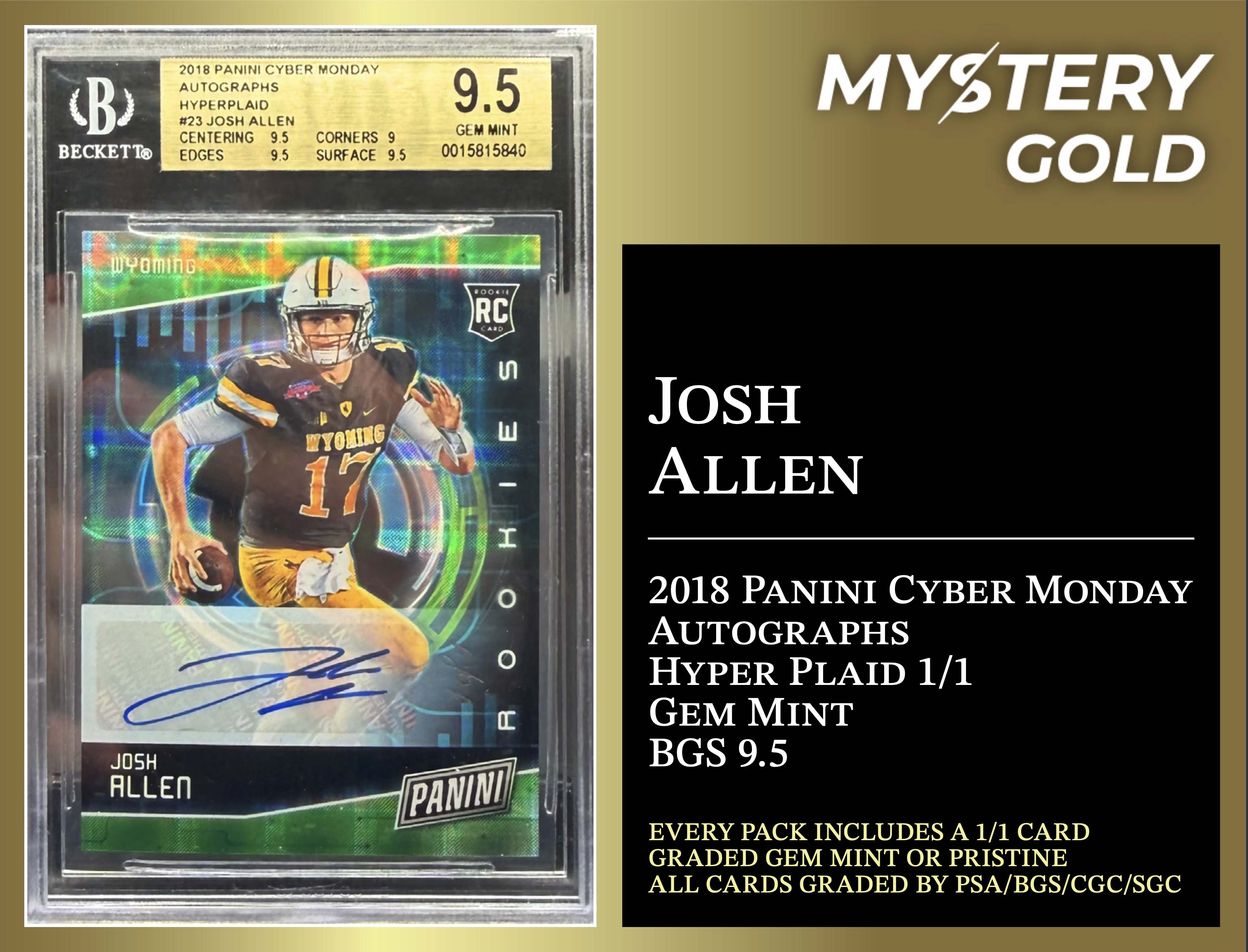 Mystery Gold Presents One Of One Mystery Box / Pack Series 2 - Contains (1) #1/1 PSA/BGS/CGC/SGC Gem Mint Or Pristine! at PristineAuction.com Mystery Gold Presents One Of One Mystery Box / Pack Series 2 - Contains (1) #1/1 PSA/BGS/CGC/SGC Gem Mint Or Pristine! at PristineAuction.com
