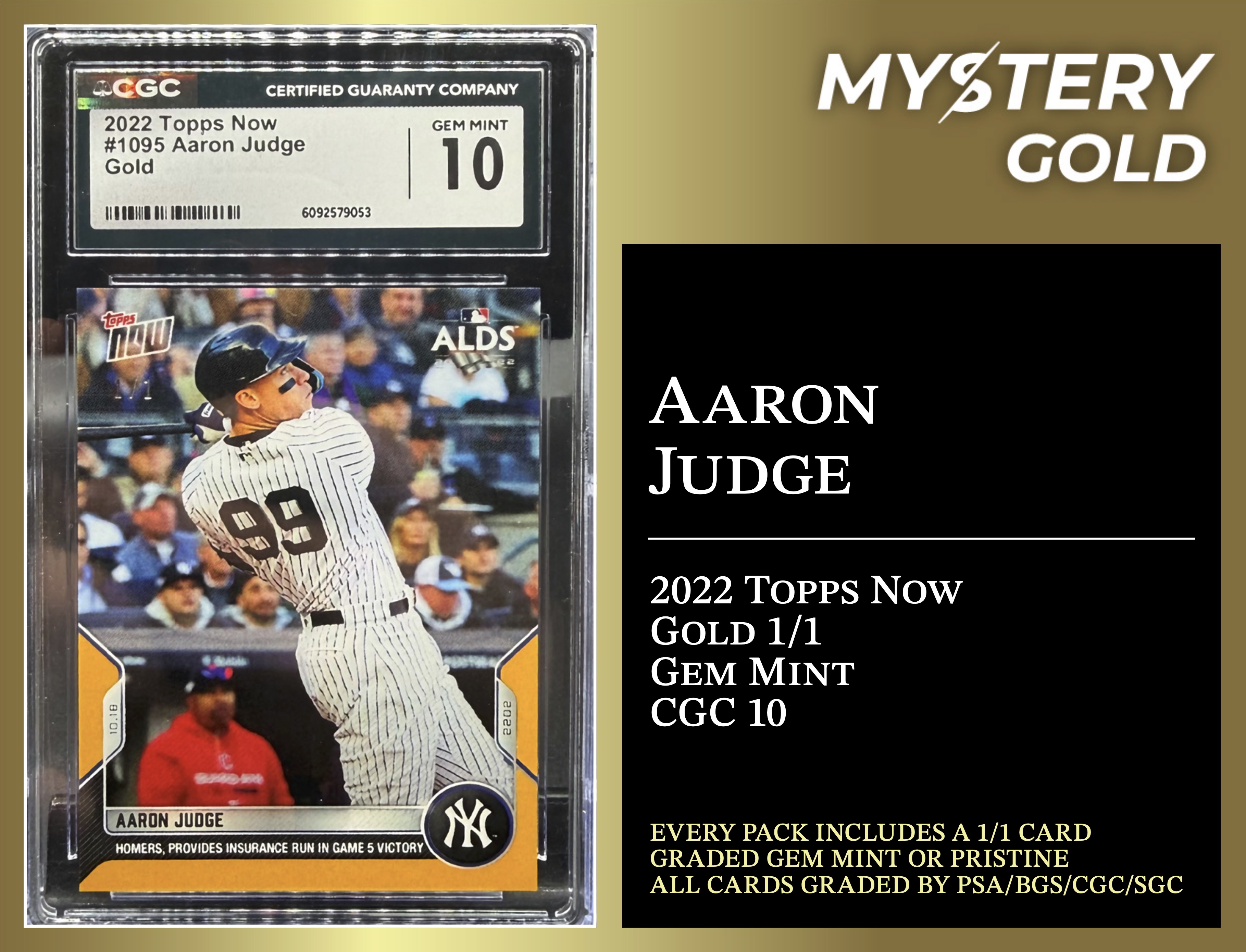 Mystery Gold Presents One Of One Mystery Box / Pack Series 2 - Contains (1) #1/1 PSA/BGS/CGC/SGC Gem Mint Or Pristine! at PristineAuction.com Mystery Gold Presents One Of One Mystery Box / Pack Series 2 - Contains (1) #1/1 PSA/BGS/CGC/SGC Gem Mint Or Pristine! at PristineAuction.com