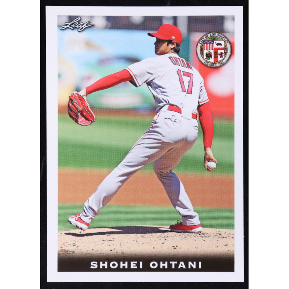 Shohei Ohtani 2018 Leaf National Convention Shohei Ohtani #Rookie02 RC at PristineAuction.com