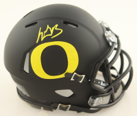 LeGarrette Blount Signed Oregon Ducks Speed Mini Helmet (JSA) at PristineAuction.com