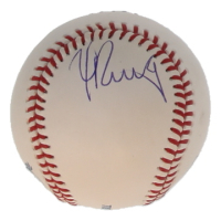 Yasiel Puig Signed OML Baseball (PSA) at PristineAuction.com
