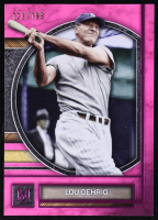 Lou Gehrig 2025 Topps Museum Collection Pink Sapphire #90 #123/199 at PristineAuction.com