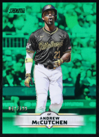Andrew McCutchen 2025 Stadium Club Green #166 #042/199 at PristineAuction.com