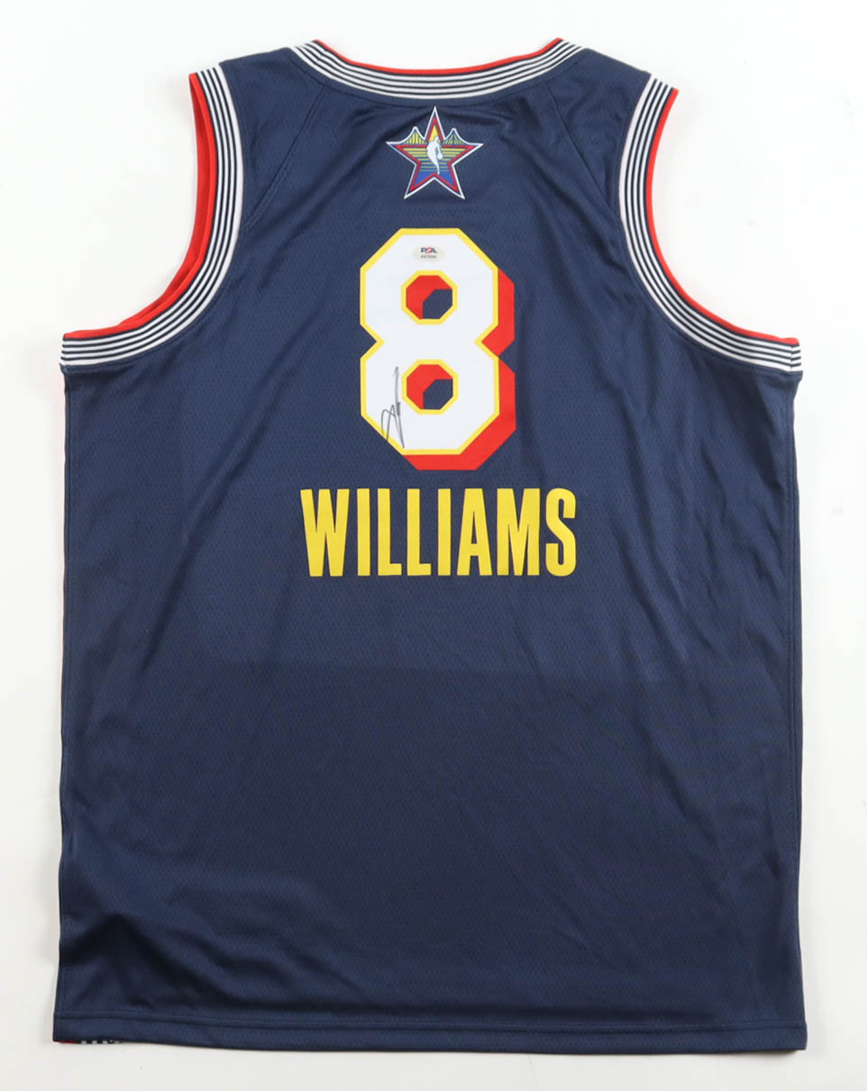 Jalen Williams Signed All Star Jordan Authentic Jersey (PSA) at PristineAuction.com Jalen Williams Signed All Star Jordan Authentic Jersey (PSA) at PristineAuction.com
