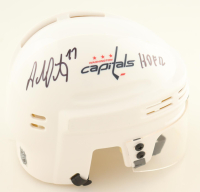 Adam Oates Signed Capitals Mini Helmet Inscribed "HOF 12" (JSA) at PristineAuction.com