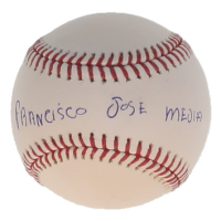 Francisco Mejia Signed OML Baseball (Beckett) at PristineAuction.com