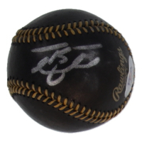 Tim Tebow Signed OML Black Leather Baseball (PSA) at PristineAuction.com
