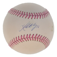Kolten Wong Signed OML Breast Cancer Awareness Logo Baseball (PSA) at PristineAuction.com