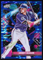 Corey Seager 2025 Topps Cosmic Chrome Blue Moon Refractors #11 #55/99 at PristineAuction.com