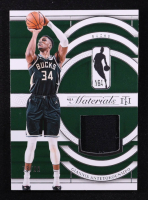 Giannis Antetokounmpo 2023-24 Panini National Treasures NBA Materials #NM-GIA #73/99 at PristineAuction.com