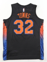 Karl-Anthony Towns Signed Knicks Jordan Authentic Jersey (PSA) at PristineAuction.com