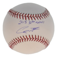 Chris Shaw Signed OML Baseball Inscribed "2015 31st Overall" (Beckett) at PristineAuction.com