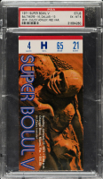 1971 Super Bowl V Ticket Stub "Red Variation" (PSA 6) at PristineAuction.com