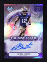 Denzel Boston 2025 Bowman's Best University Best of '25 Autographs #BOADBO RC at PristineAuction.com