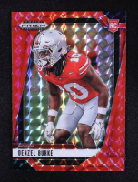 Denzel Burke 2025 Panini Prizm Draft Picks Red Prizm #79 #42/125 RC at PristineAuction.com