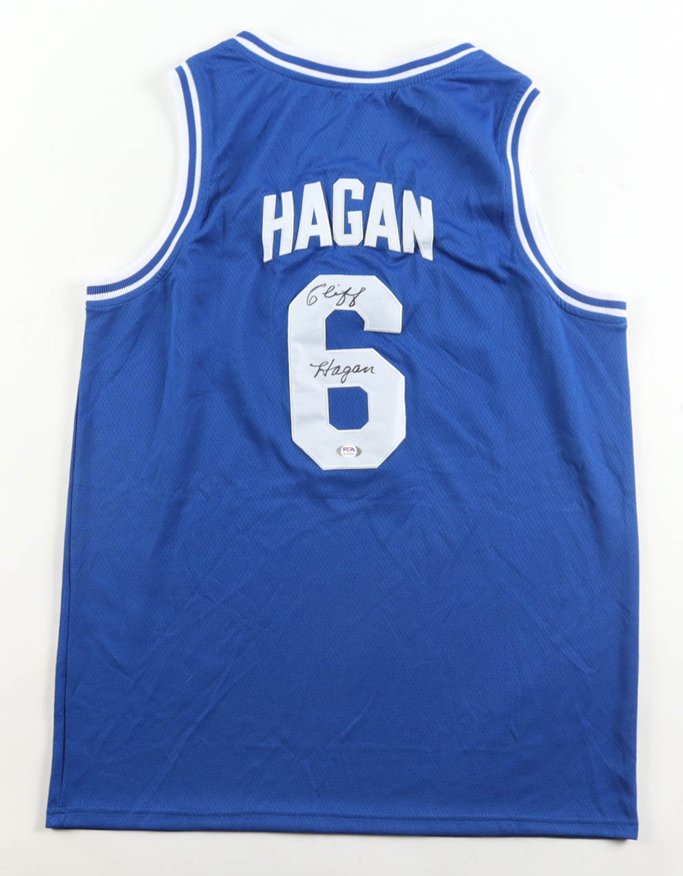 Cliff Hagan Signed Jersey (PSA) at PristineAuction.com Cliff Hagan Signed Jersey (PSA) at PristineAuction.com