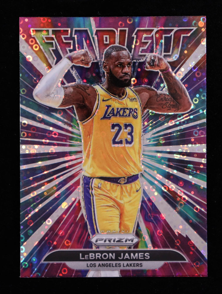 LeBron James 2021-22 Panini Prizm Fearless Fast Break #6